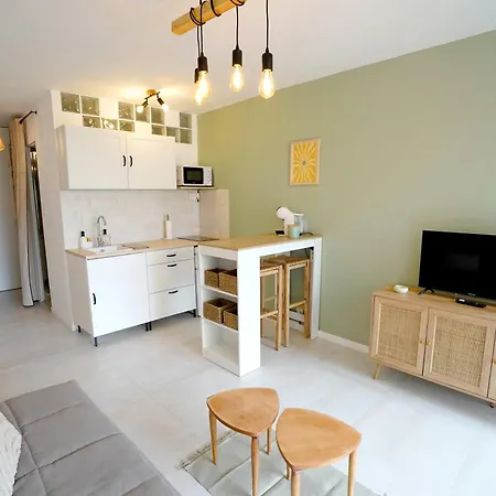 Appartement Escapade Azur, 2p, 1 Min Plage, Balcon